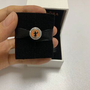 Pandora Halloween Scarecrow Exclusive Dangle Charm Pendant, S925 Sterling Silver